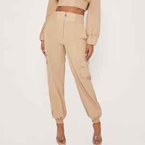 Zip up cargo pants